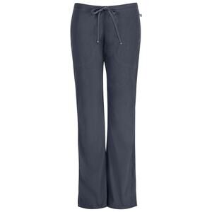 NWT Code Happy Womens 34 in Mid Rise Moderate Flare Drawstring Pant Pewter-2XL